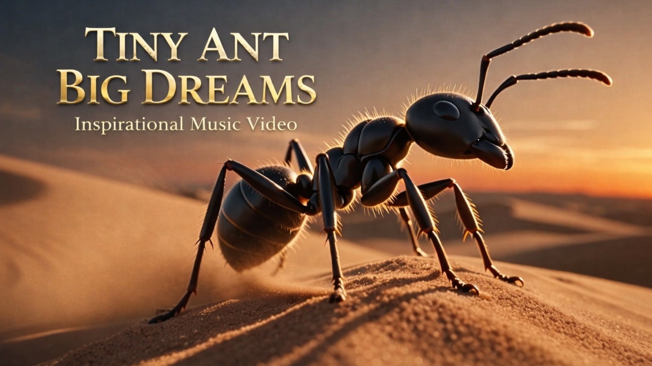 Tiny Ant, Big Dreams 🌟 | Inspirational Music Video