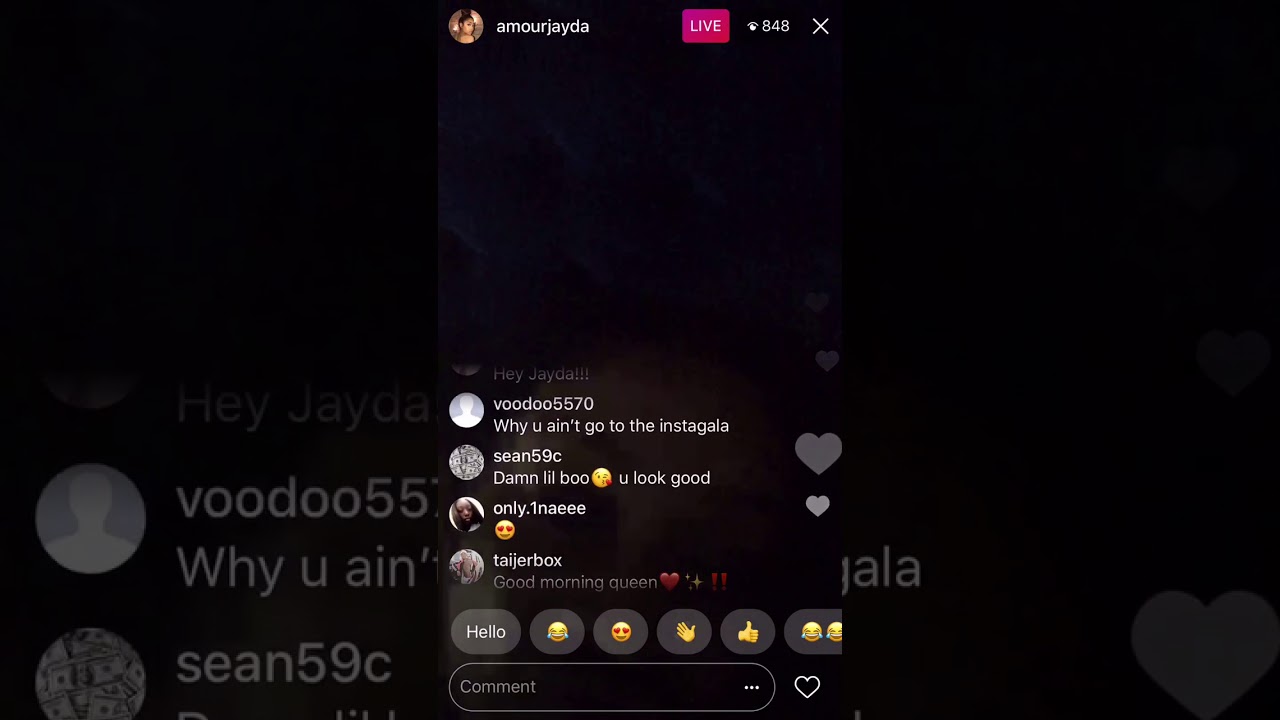 Amourjayda and Lil Baby talk future business on live