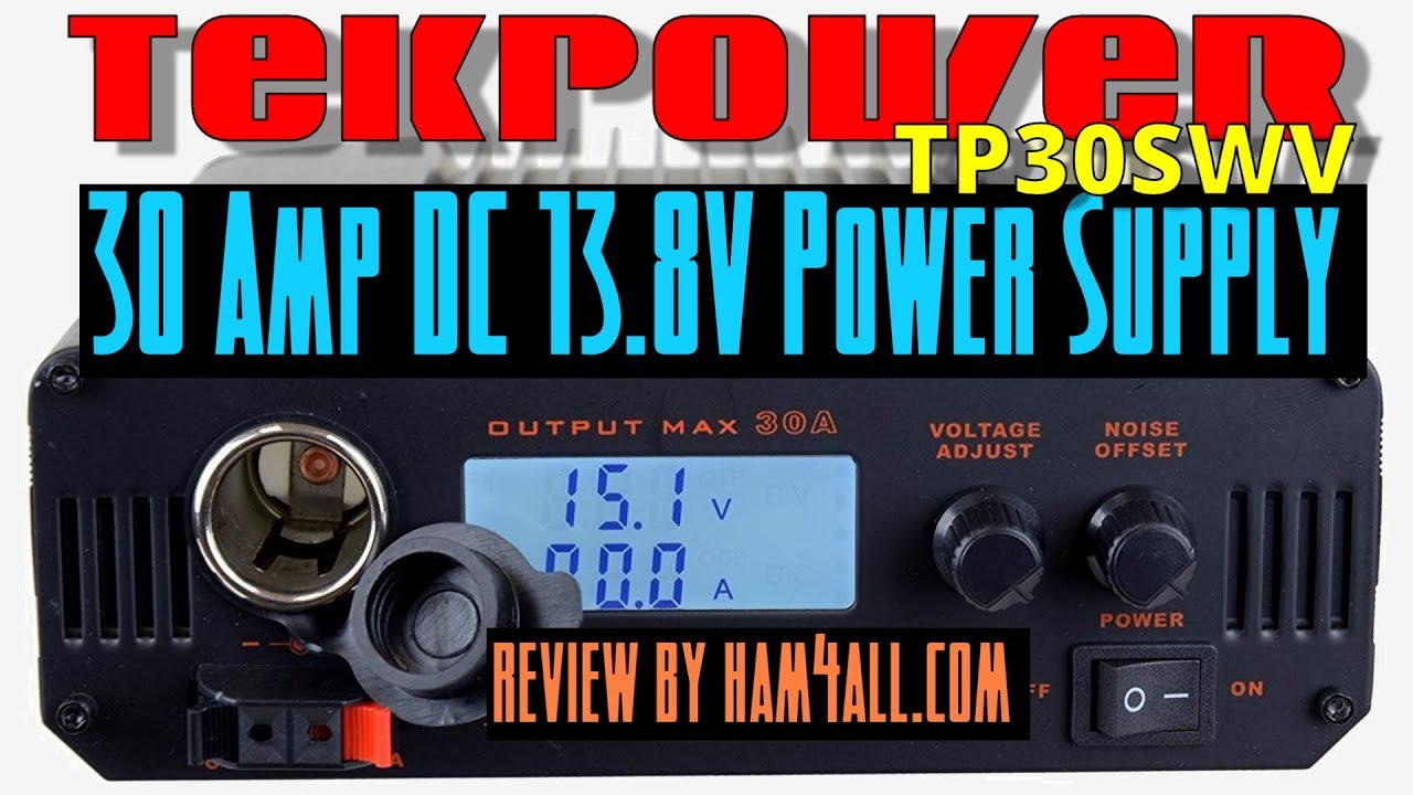 TekPower 30Amp, 13.8V Digital Switching Power Supply review.