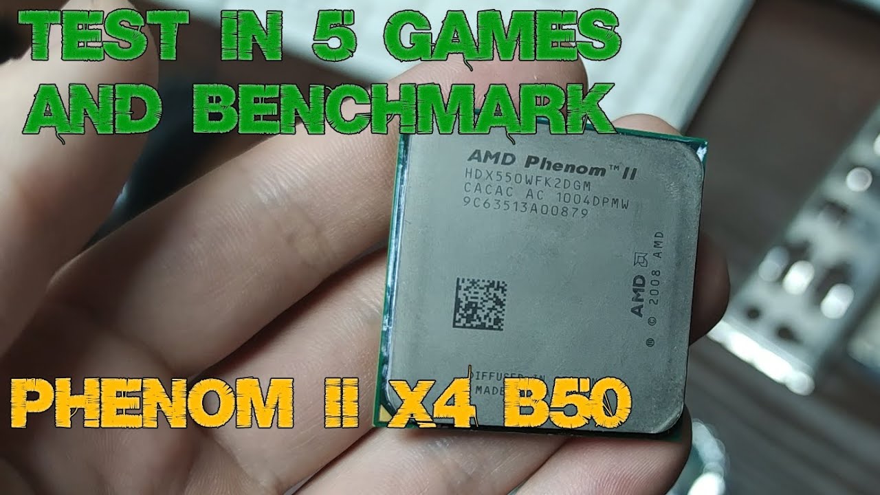 Test Phenom x4 b50 in 6 games and bencmark vs x2 550 with GTX 960