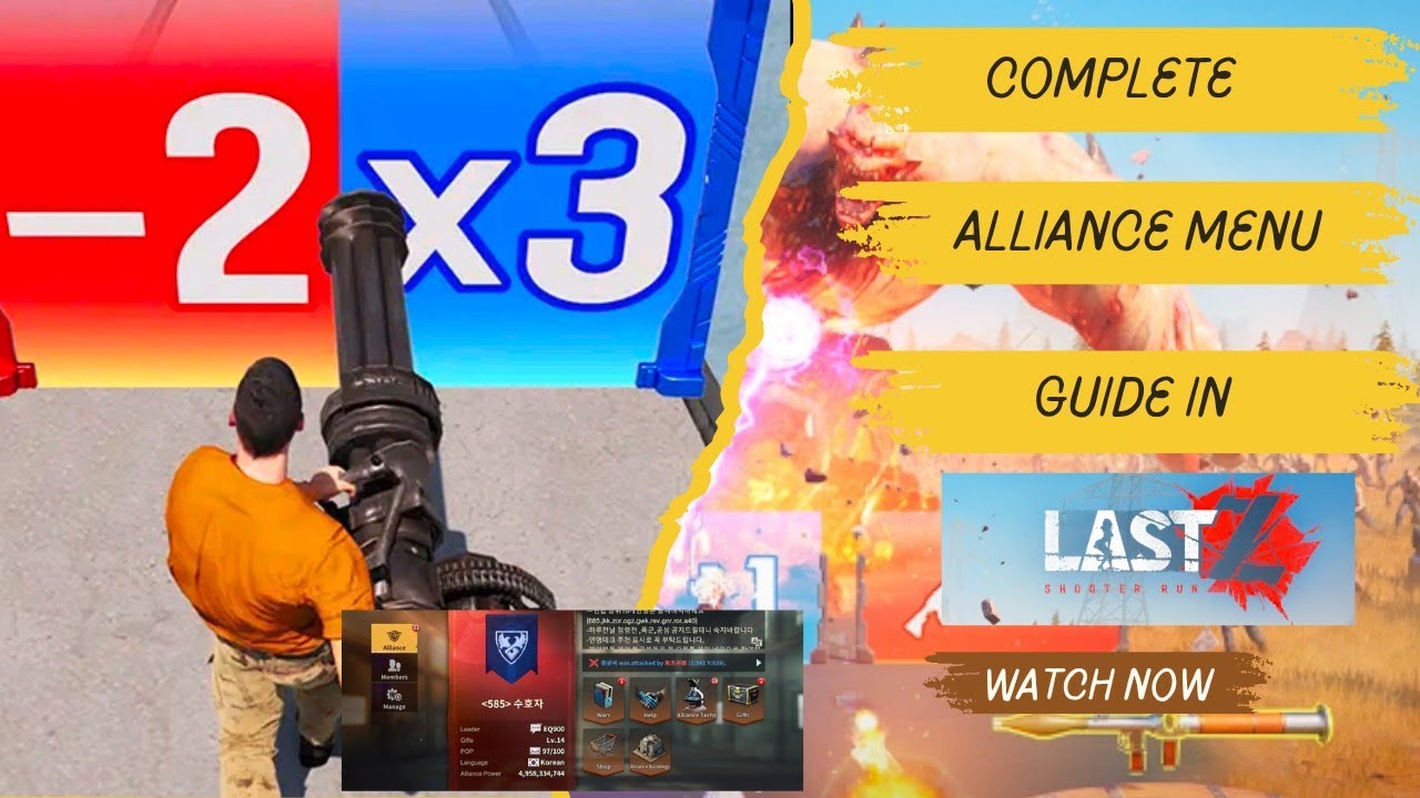 Complete Alliance and Alliance Menu Guide In Last Z: Survival Shooter