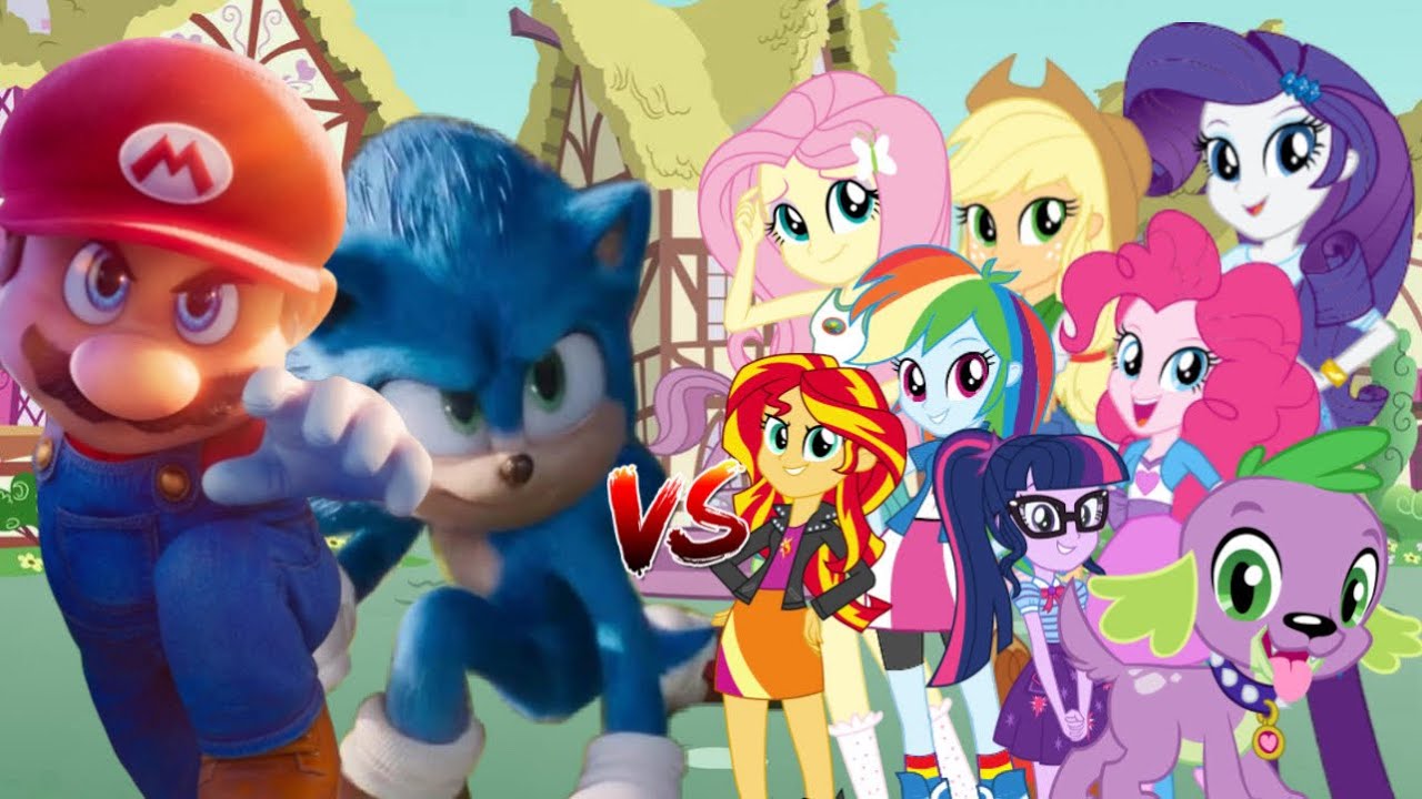 Mario and Sonic vs MLP Equestria Girls