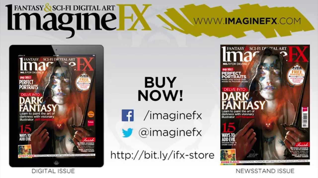 Learn to paint dark fantasy in ImagineFX issue 111