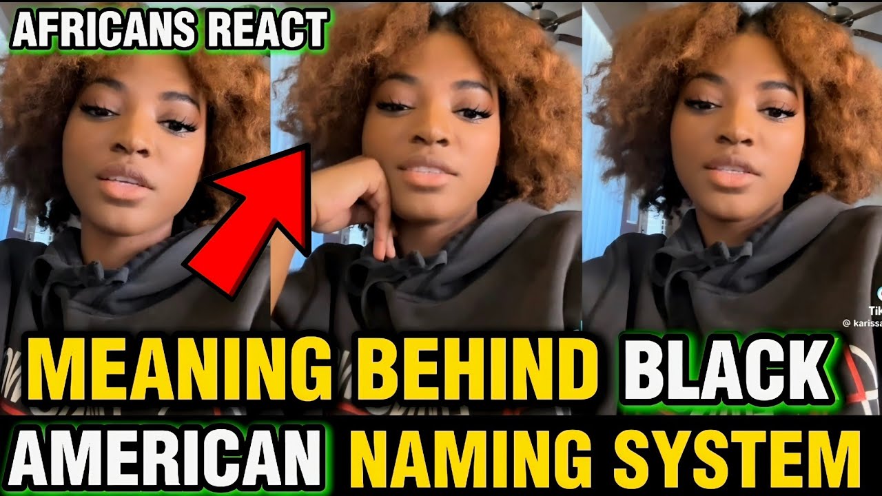 Sista EXPLAINS The Naming System Of Black Americans & Clarifies This Misconception #africanamerican 