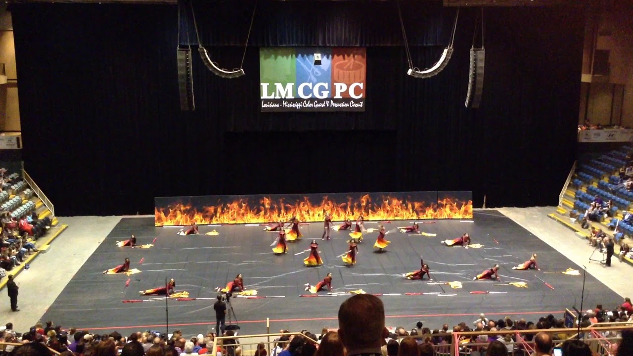 South Lafourche Winter Guard 2018-Burn