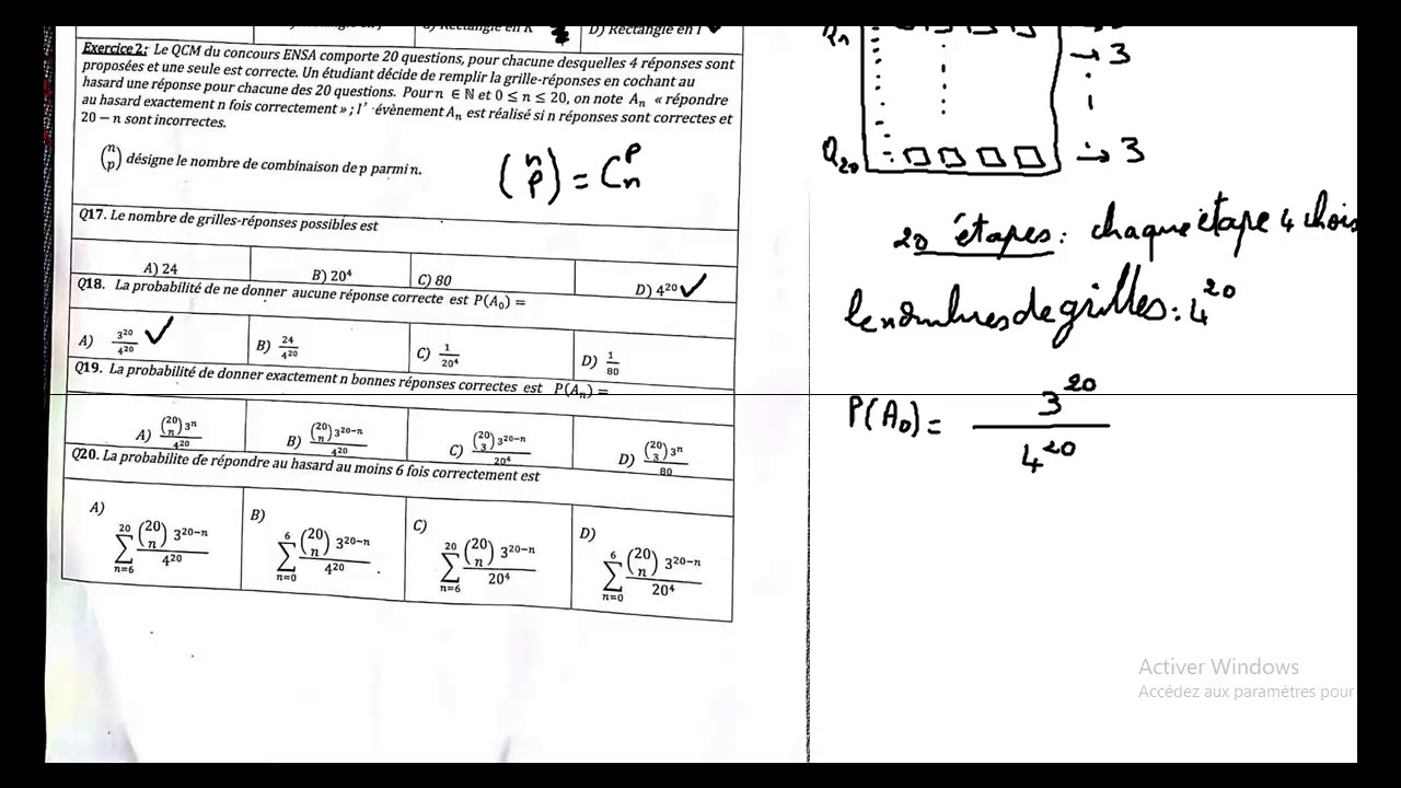 ENSA  2018 (Q15-Q20)