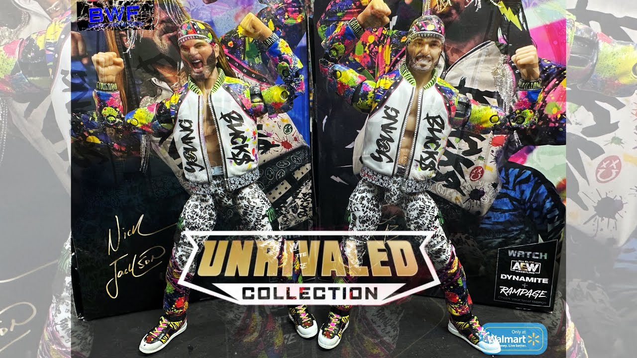 Aew Unrivaled Walmart Exclusive Youngbucks (Figure Review)