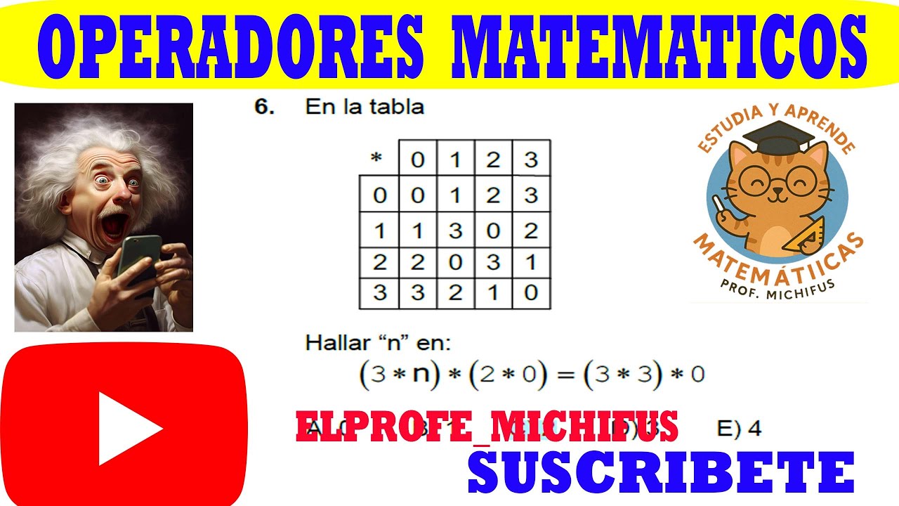 MATHEMATICAL OPERATORS ⭕️ Complete solution to the problem