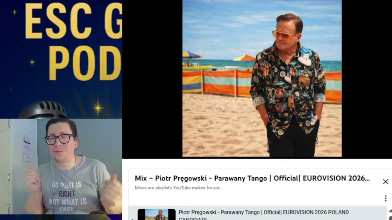 Piotr Pręgowski - Parawany Tango | Official| ESC 2026 POLAND CANDIDATE #reaction #eurovision2026