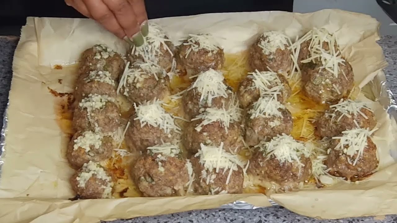 Garlic Parmesan Meatballs