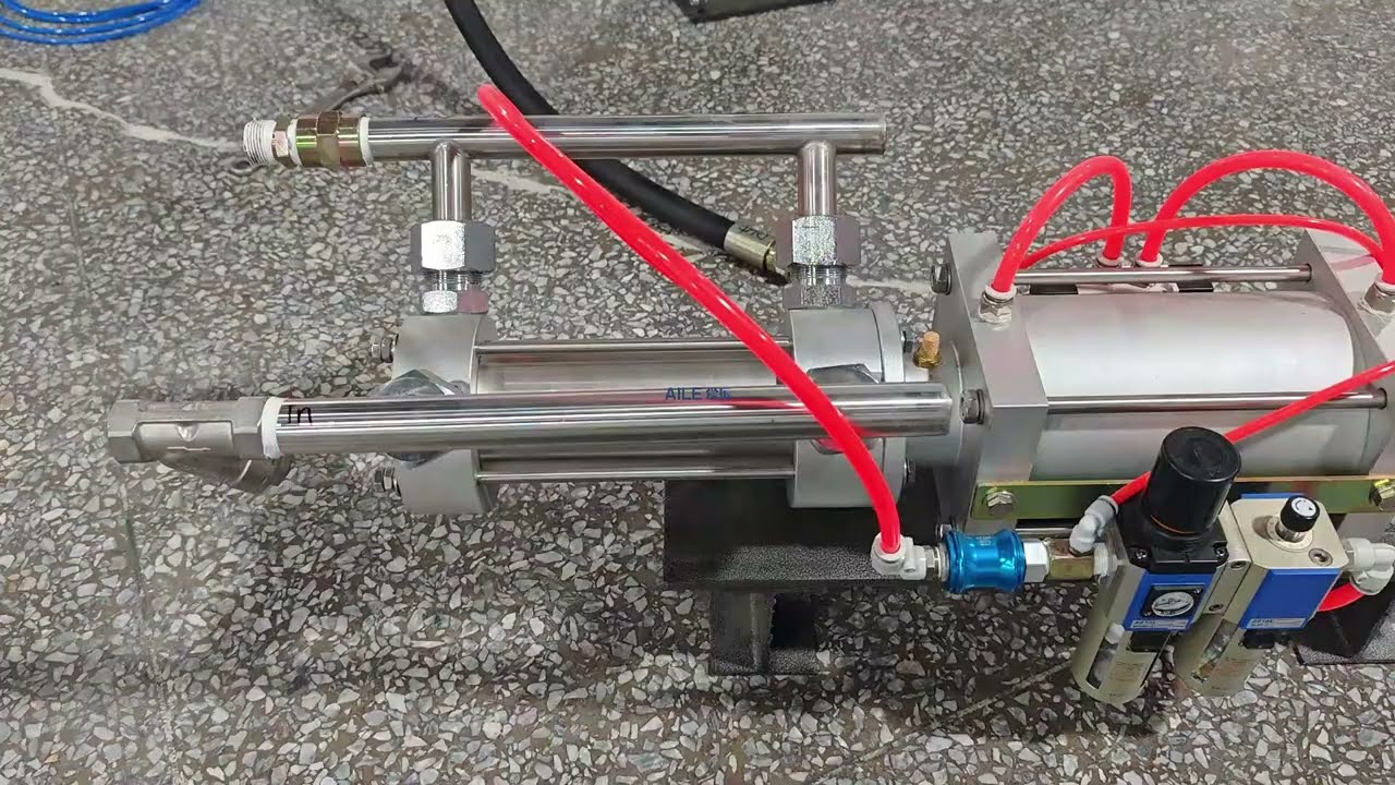 AILE Aerosol LPG Gas Propellant Booster Pump Aerosol Filling Line SHOW