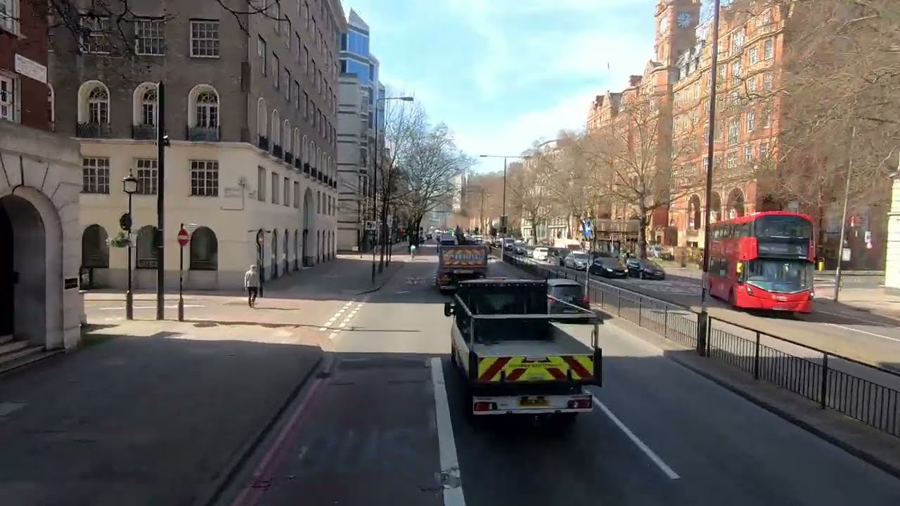 London BUS Ride 🇬🇧 Route 18 - EUSTON to SUDBURY via Baker Street, Kensal Green, Harlesden, Wembley 🚌