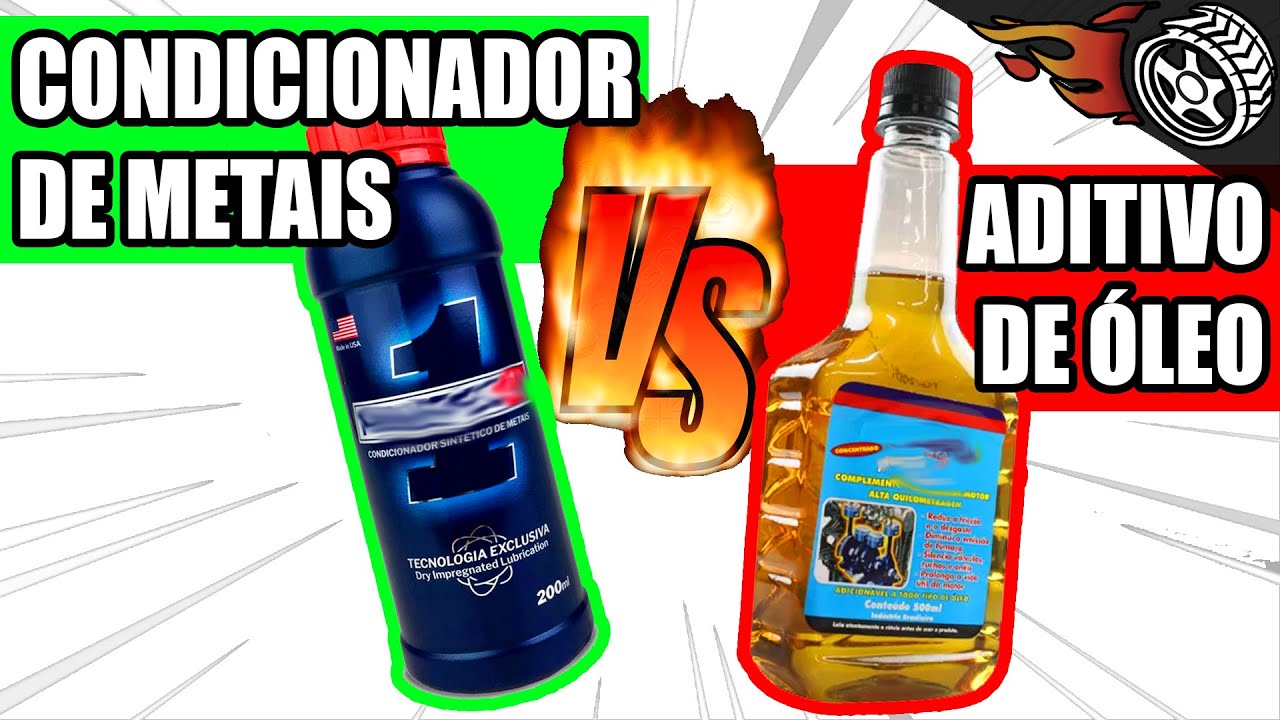 Condicionador de Metais x Aditivo de &Oacute;leo de motor - Milan Dark