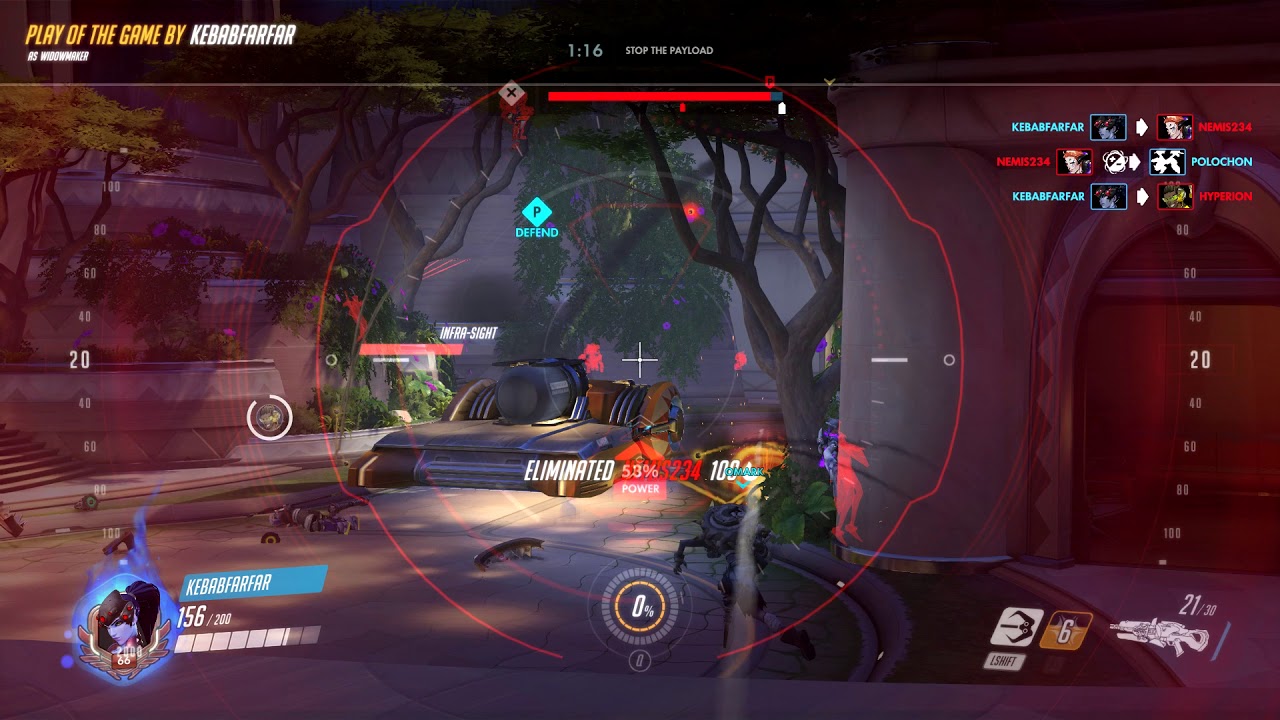 Overwatch - Widowmaker highlight
