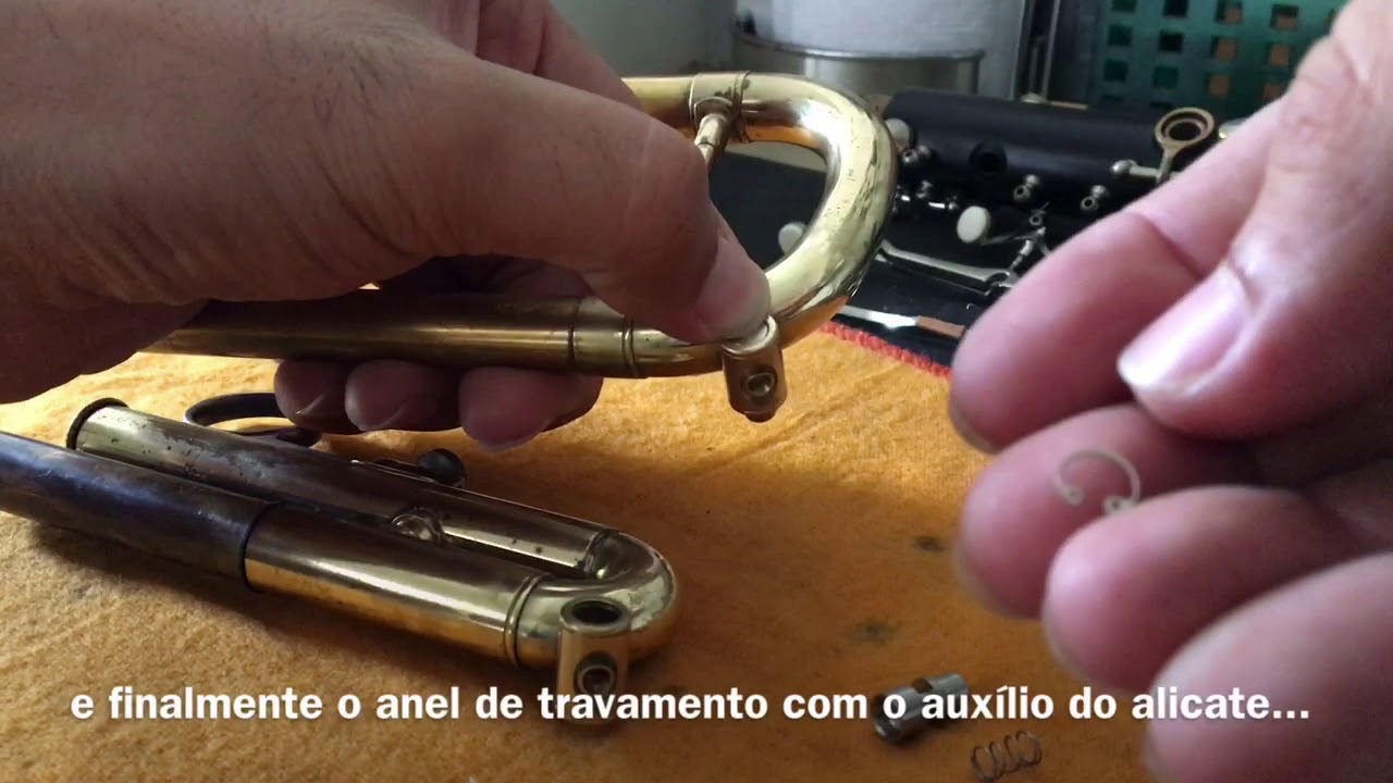 Instalação do Amado Water Key (chave d’água para Trompet ou Trombone)
