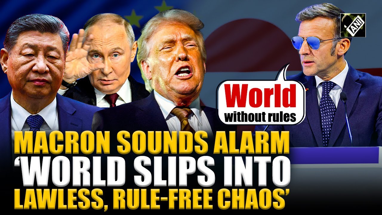 France President Macron slams US tariffs, warns global order ‘shattered, law trampled’ at Davos