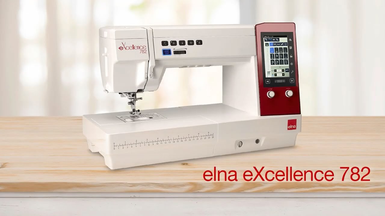 Elna eXcellence 782 - Vídeo presentación con información de inicio rápido