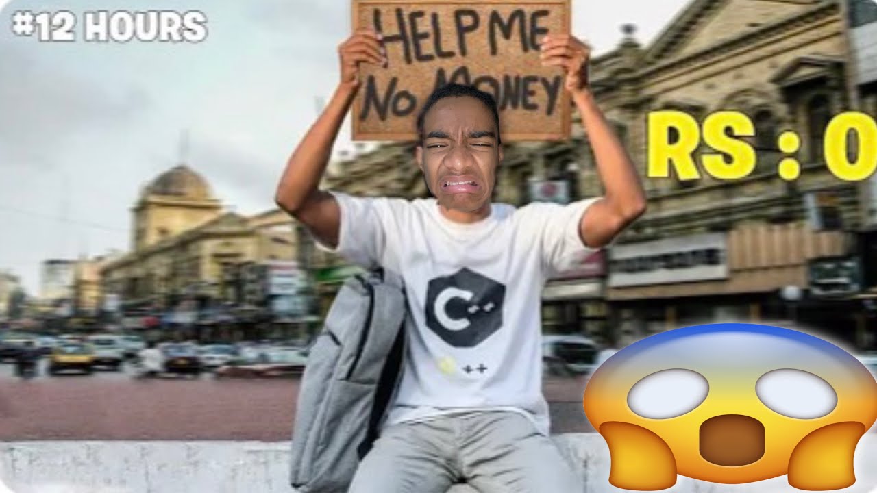 Living on Rs.0 for 12 Hours In Karachi😱|| AW Dhamaka 