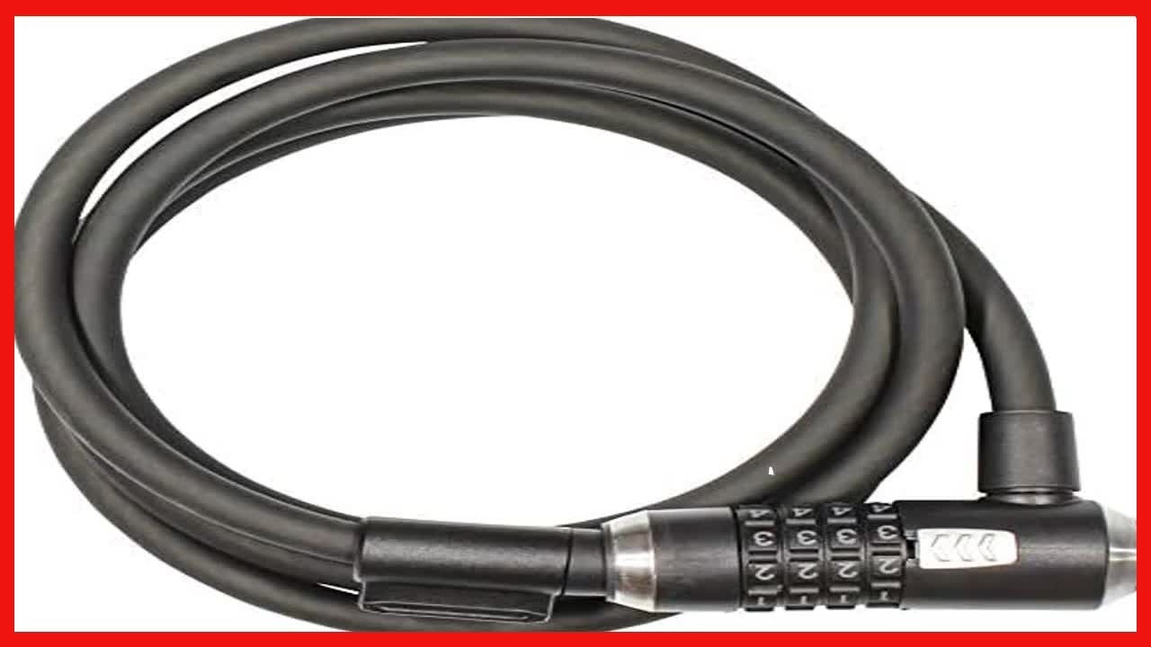 Kryptonite 5-Foot Cable Lock: Durable Security with Personalized Combination