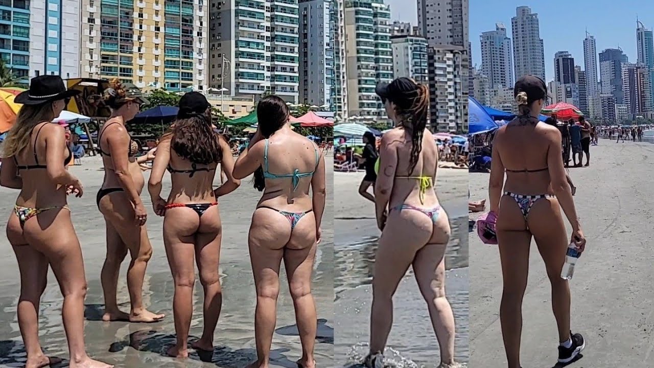 082 ❤️ Balneario Camboriu 🇧🇷 Brazil 🇧🇷 06/03/2022 👙🌊🚶‍♀️🏝 #bikini