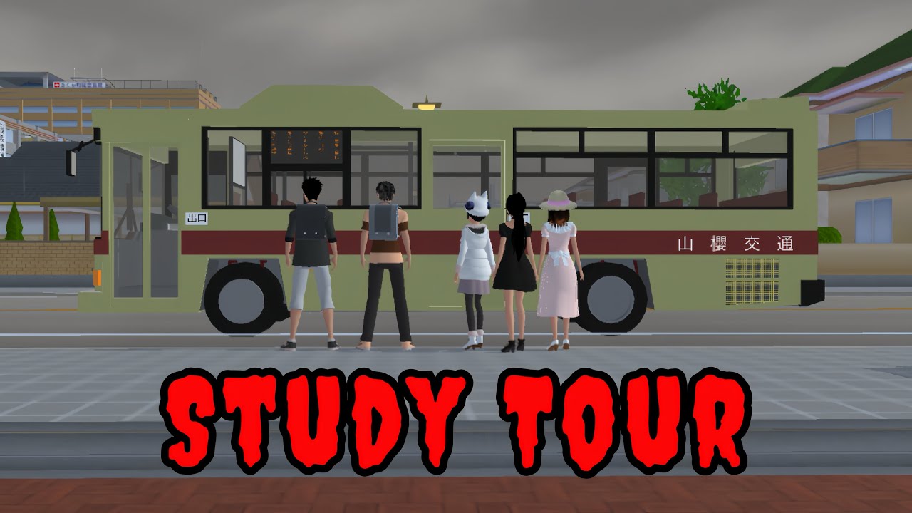 STUDY TOUR (LIBURAN) | HORROR MOVIE SAKURA SCHOOL SIMULATOR