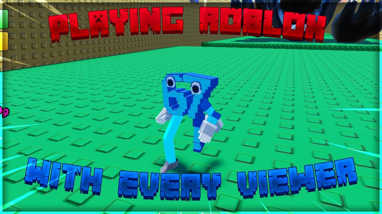 Playing Roblox With Every Viewer Live! #shorts