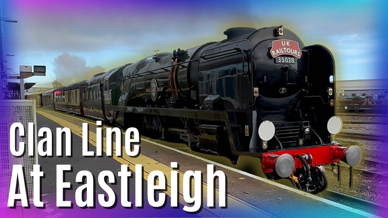 Merchant Navy Class 35028 “Clan Line” at Eastleigh + More!! - 15/11/25