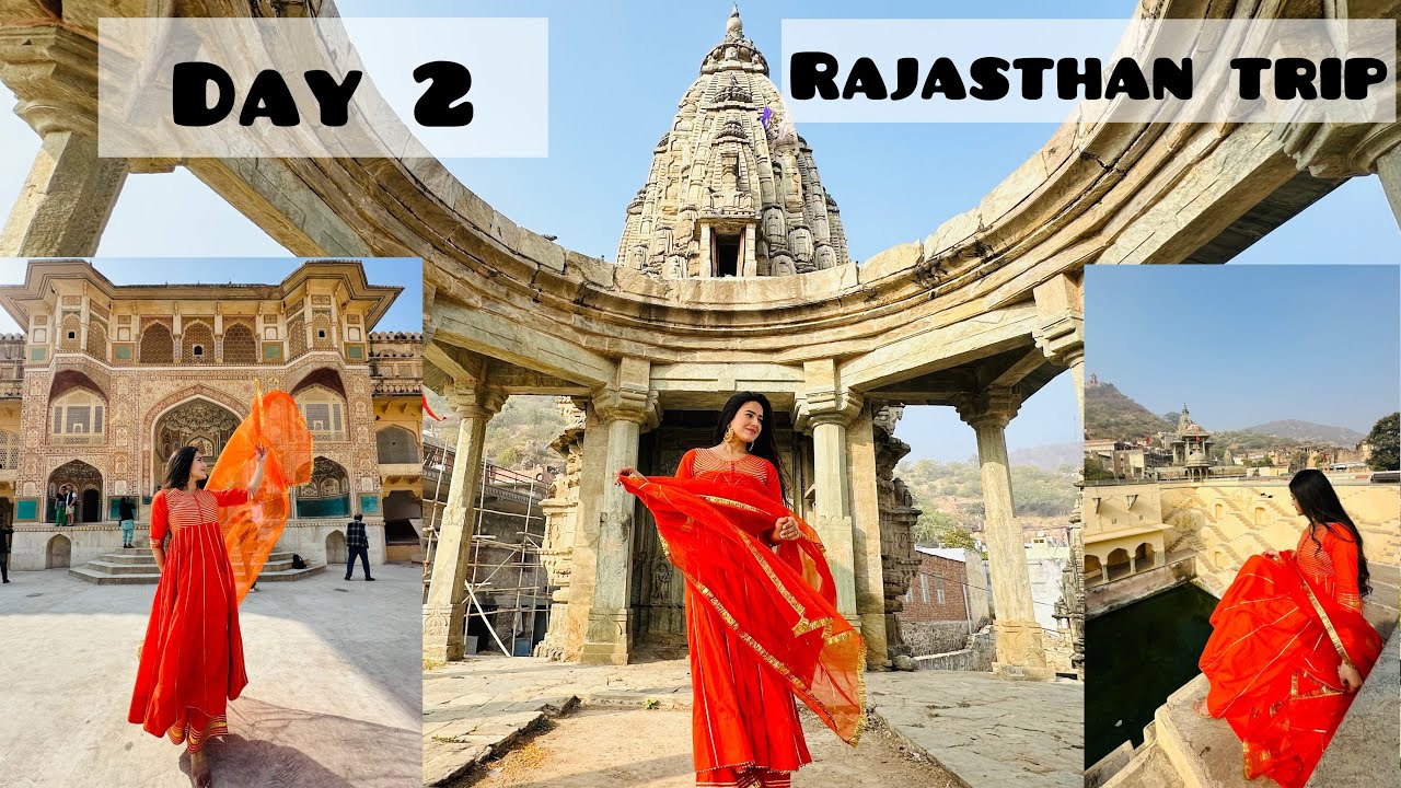 Day 2 || Rajasthan trip || Amer fort|| krishna meera temple Jaipur