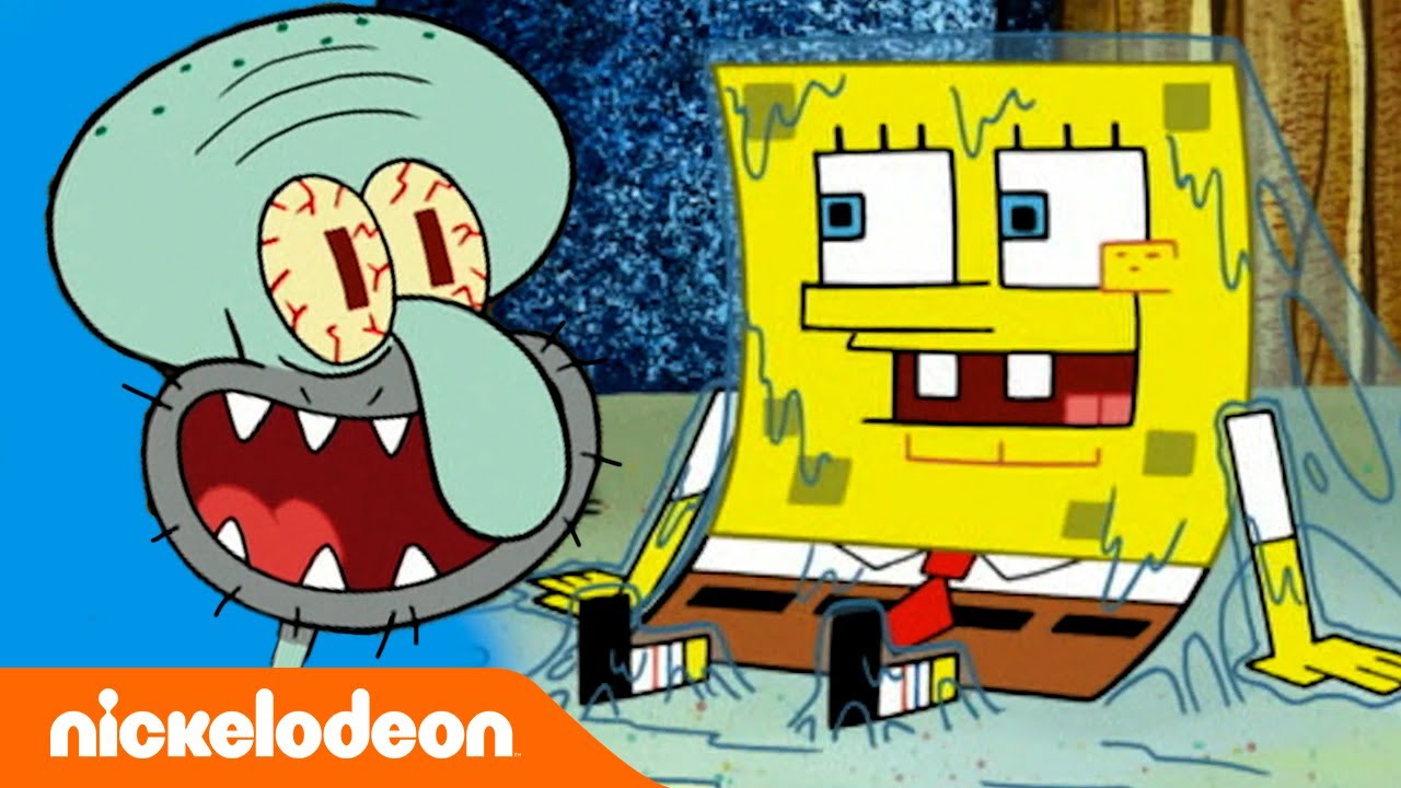 Bob Esponja | A memória mais feliz DA VIDA do Lula Molusco  | Nickelodeon em Português