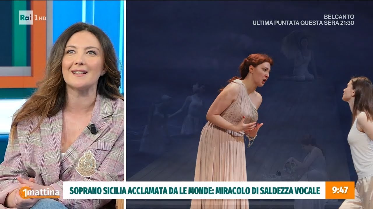 Il soprano Mariangela Sicilia - Unomattina 17/03/2025
