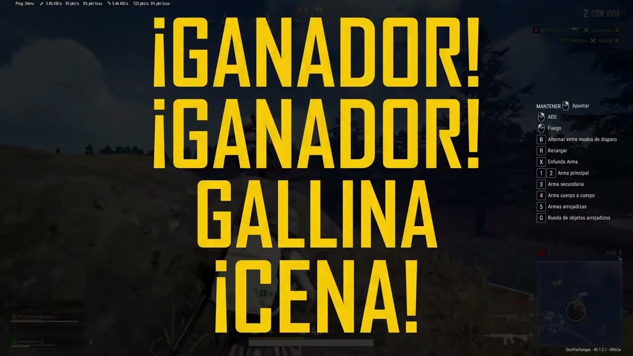 ENTRE RISAS Y BALAZON SALIO LA WIN | PUBG