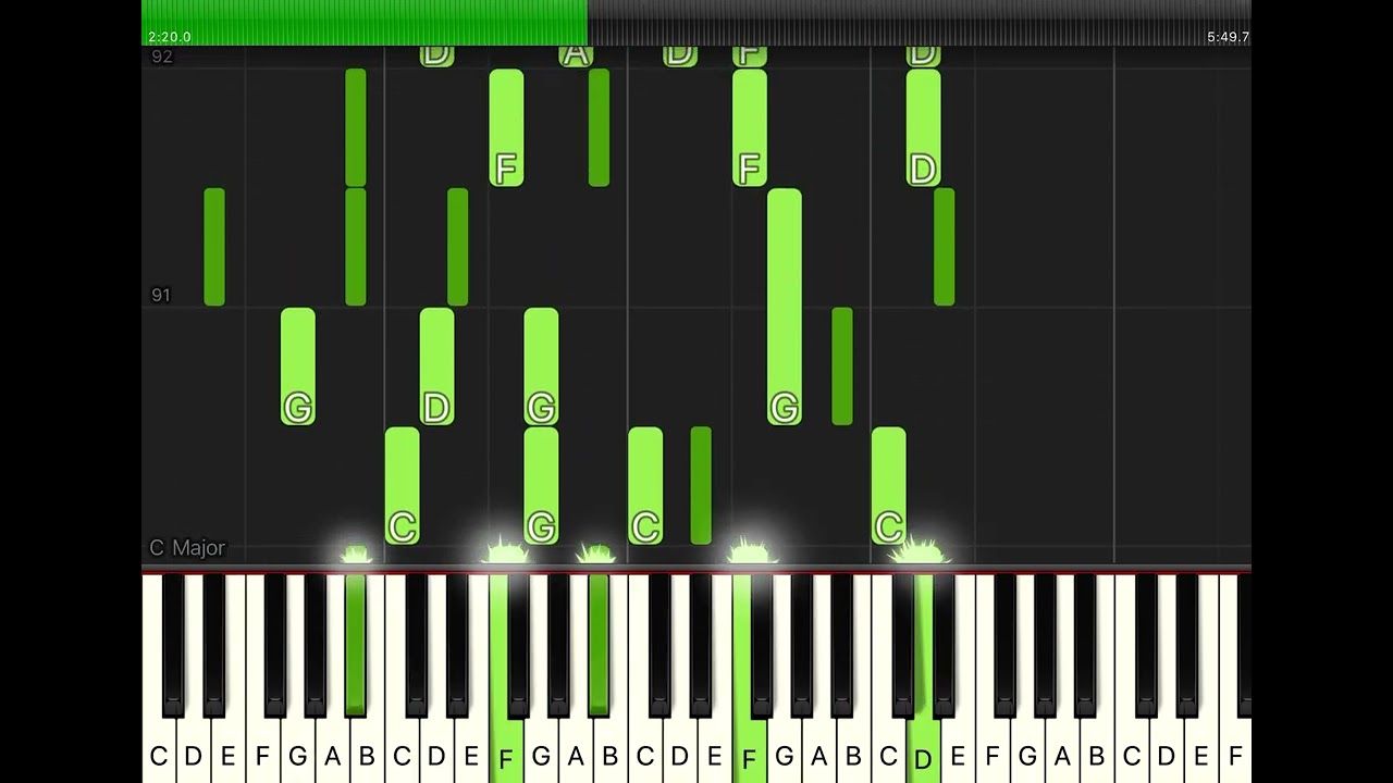 Children of Bodom - Hate me (keyboard tutorial)