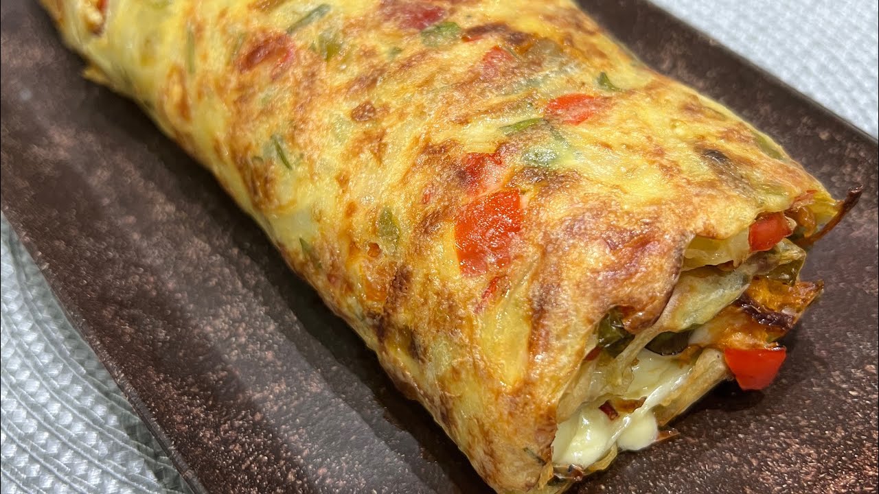 Rocambole de batata e frango