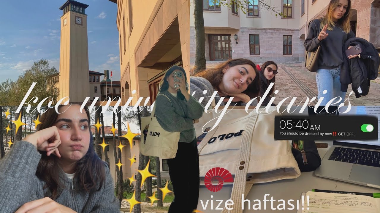 koç university diaries 2 | vize haftası vlog