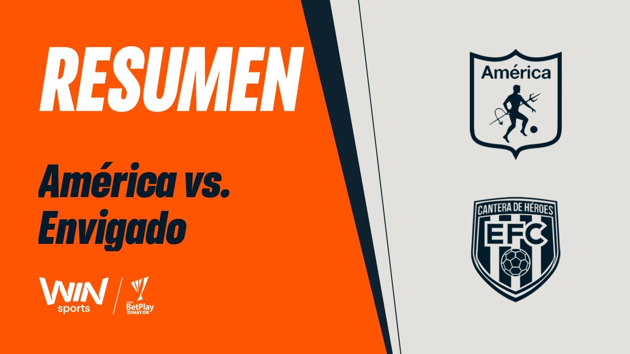 América vs. Envigado (resumen y goles) | Liga BetPlay Dimayor 2025-2 | Fecha 13