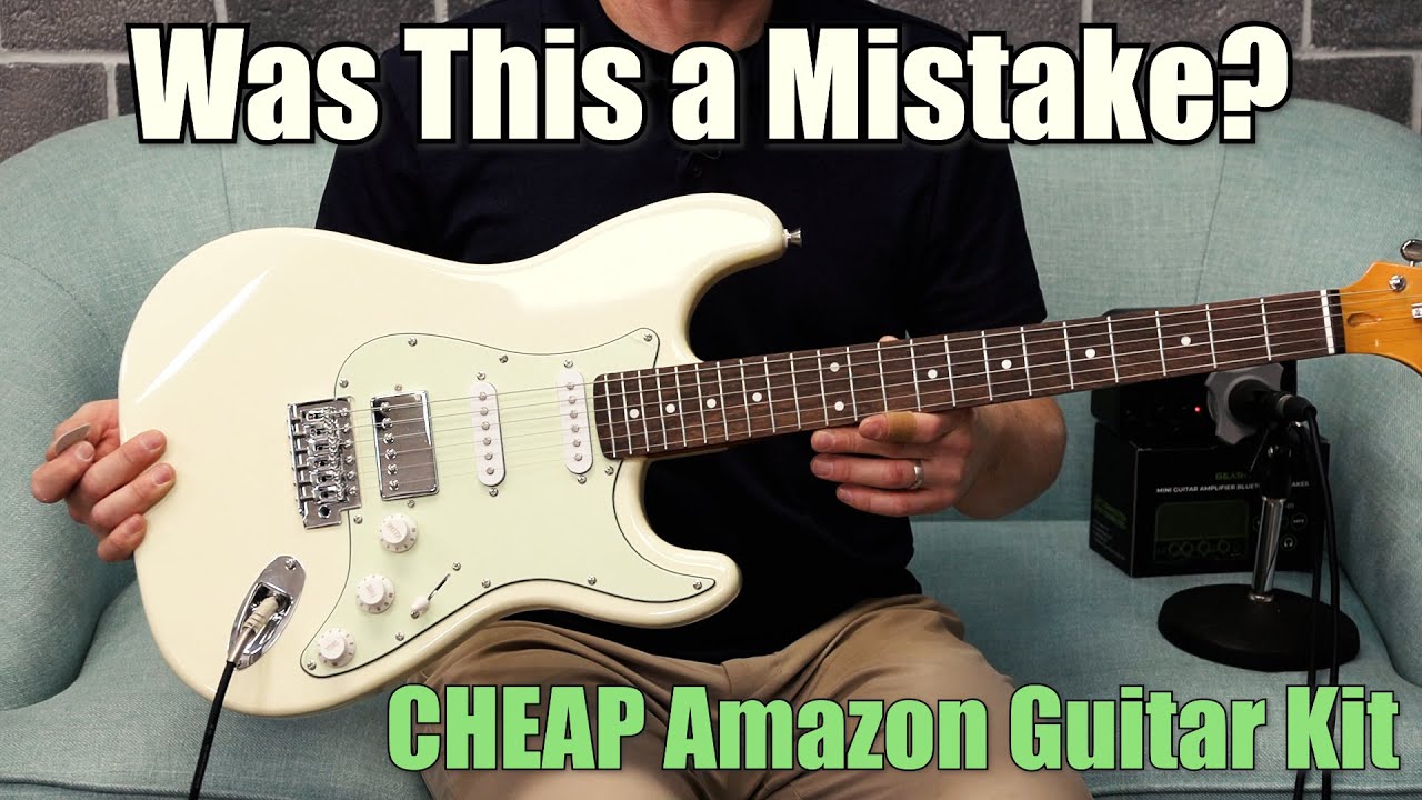СОХРАНИТЬ ИЛИ ВЕРНУТЬ? Обзор гитары Amazon GearIT: комплект в стиле Strat (обзор серии GST-100 Mi...