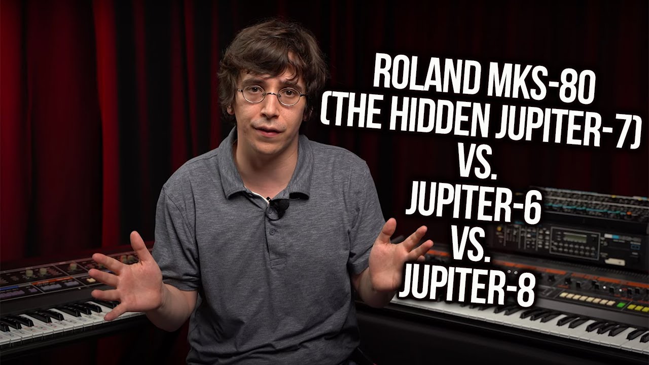 Roland MKS-80 (the HIDDEN Jupiter-7) vs Roland Jupiter-6 & Roland Jupiter-8