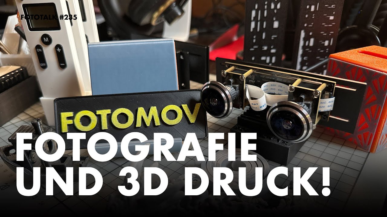 Fotografie und 3D Druck! Analoge Negative Scannen, Kameras reparieren oder selber bauen...