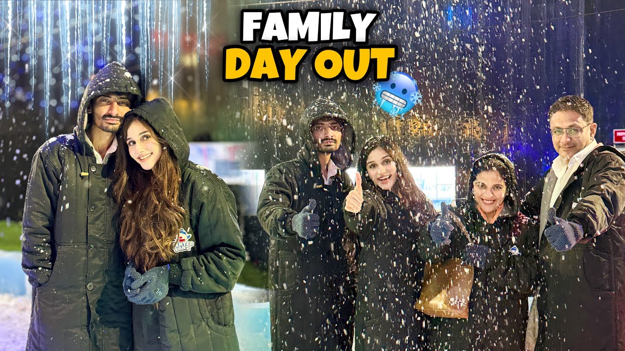 Mama ko diya surprise❤️ | -10 temperature🥶| Family day out 🫶🏻 | ALISHBA HAIDER