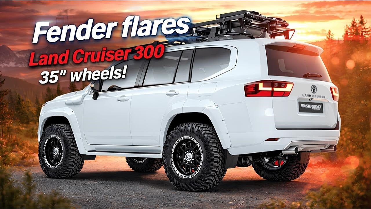 Расширители колесных арок для TLC300 St2!