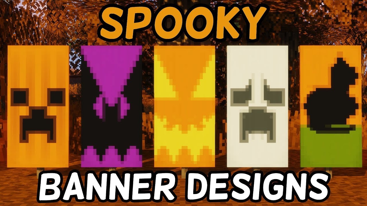 🎃 5 Halloween Banner Designs! 🎃 (1.16+)