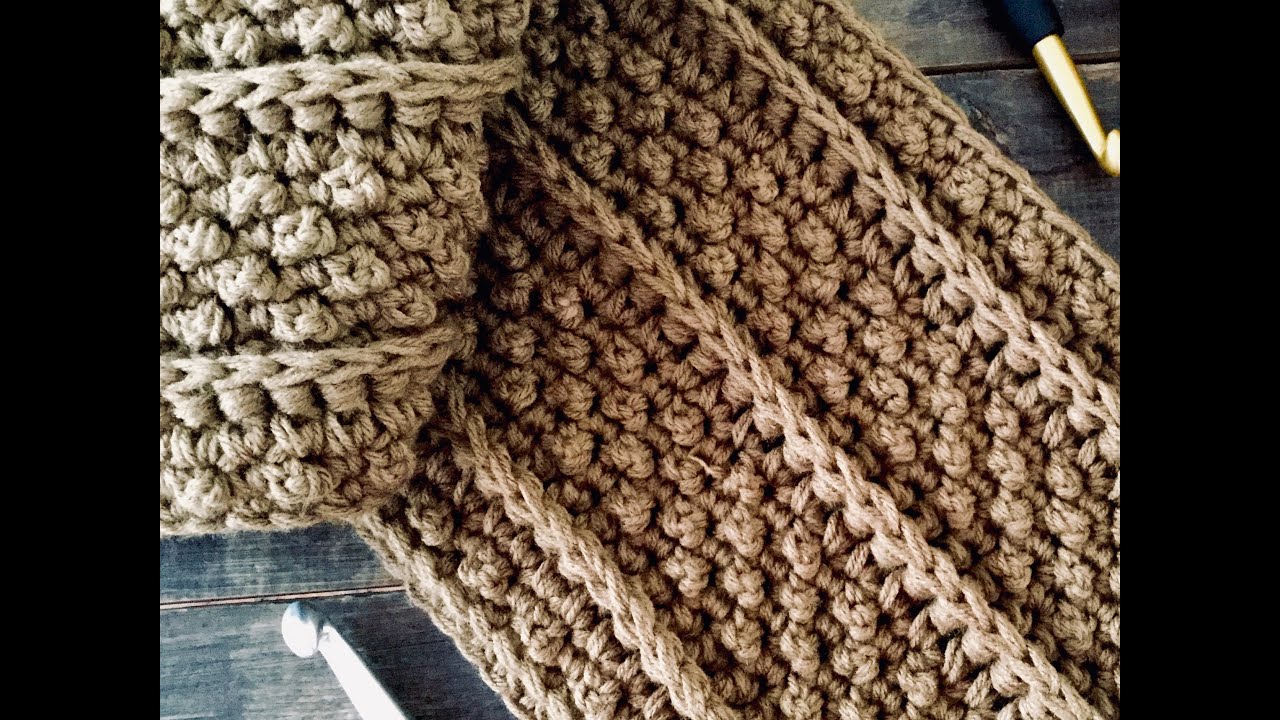 Bufanda circular facilísima a crochet ¡Paso a paso!
