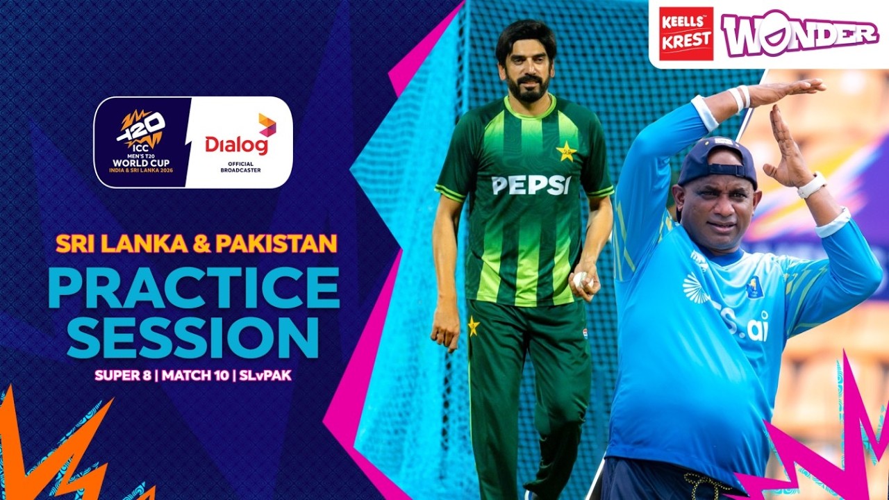 Sri Lanka & Pakistan sharpen skills ahead of final #T20WorldCup game in Pallekele!