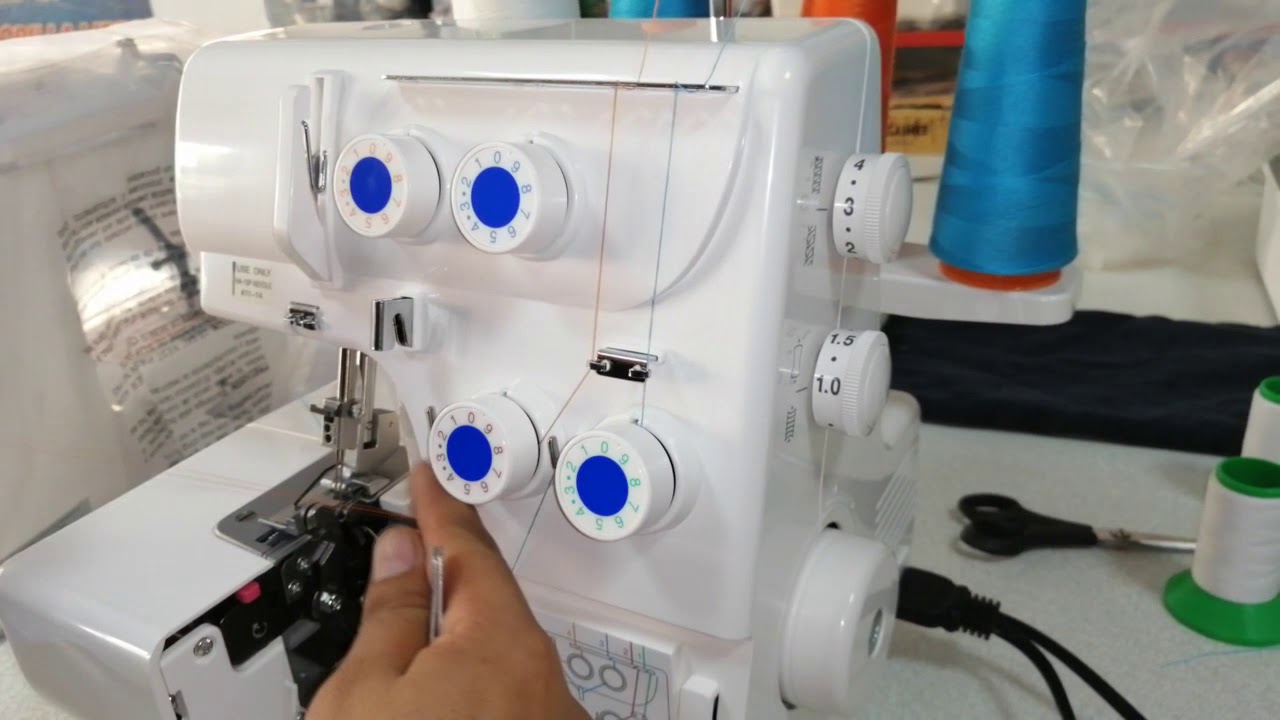 Uso y manejo completo de Maquina Overlock JANOME Modelo 8002D