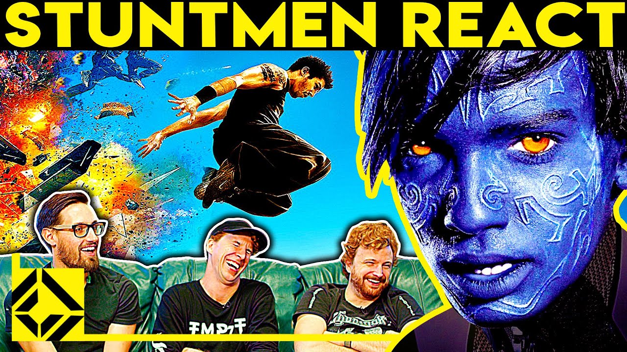 Stuntmen React to Bad & Great Hollywood Stunts 12