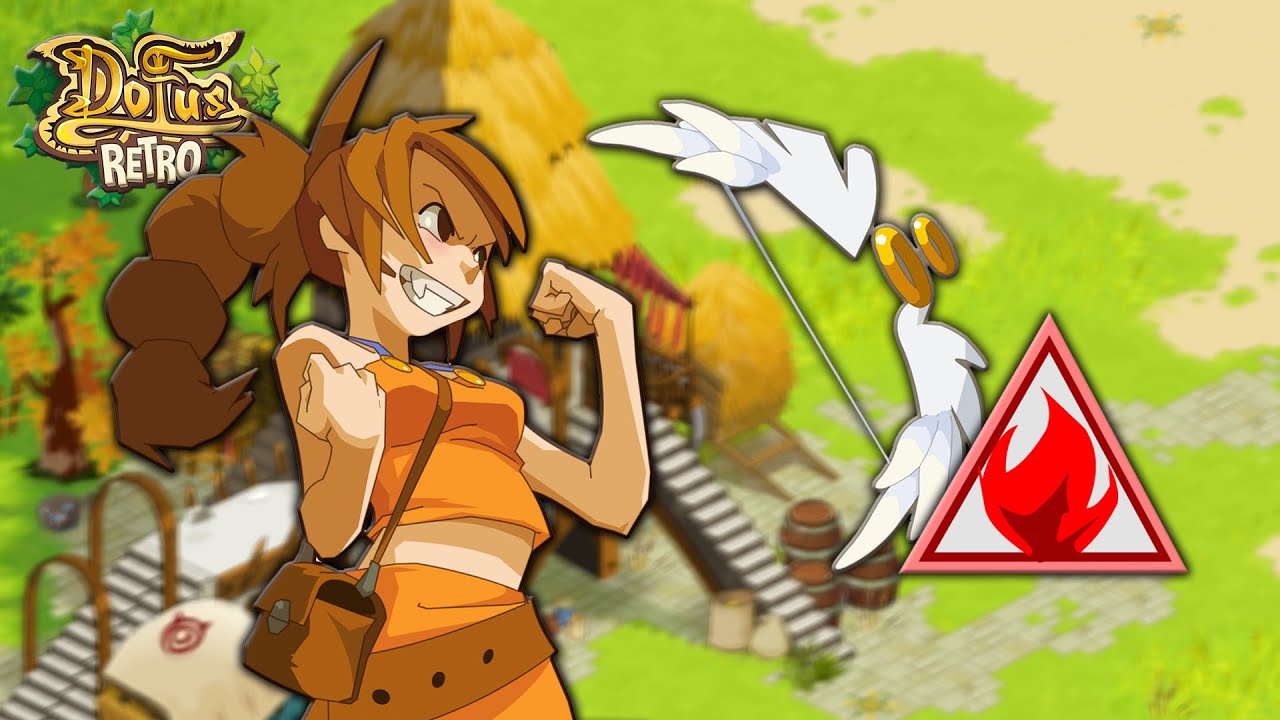 Un Feca en Arc Adie FEU - PVP Dofus Retro