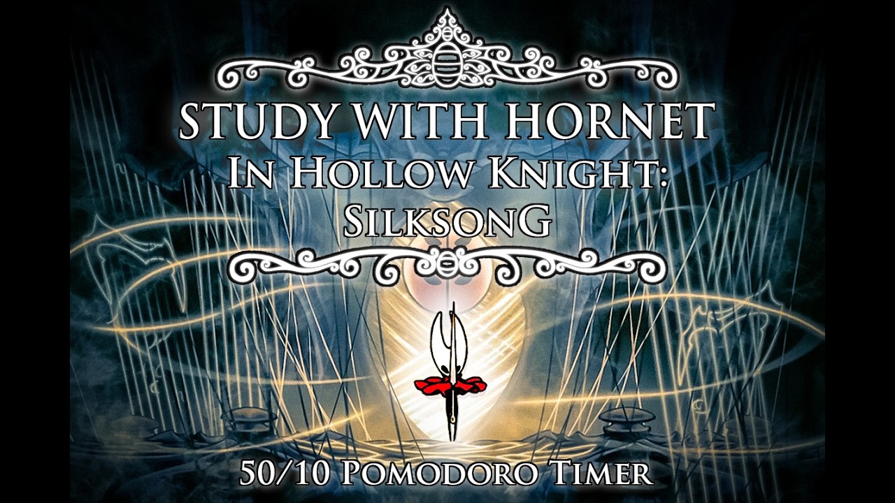 Study with Hornet in Hollow Knight: Silksong | Relaxing OST Extended | 50/10 Pomodoro [2hr]