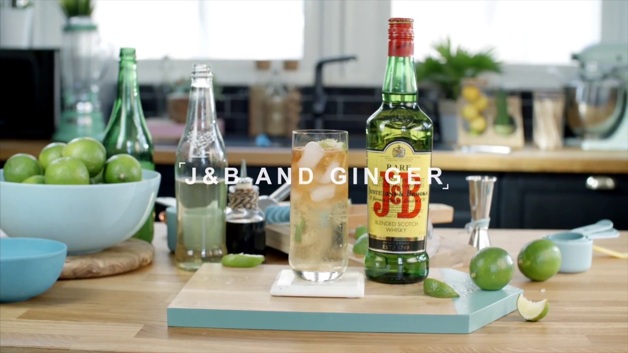 J&B Rare and Ginger #LetsCocktail