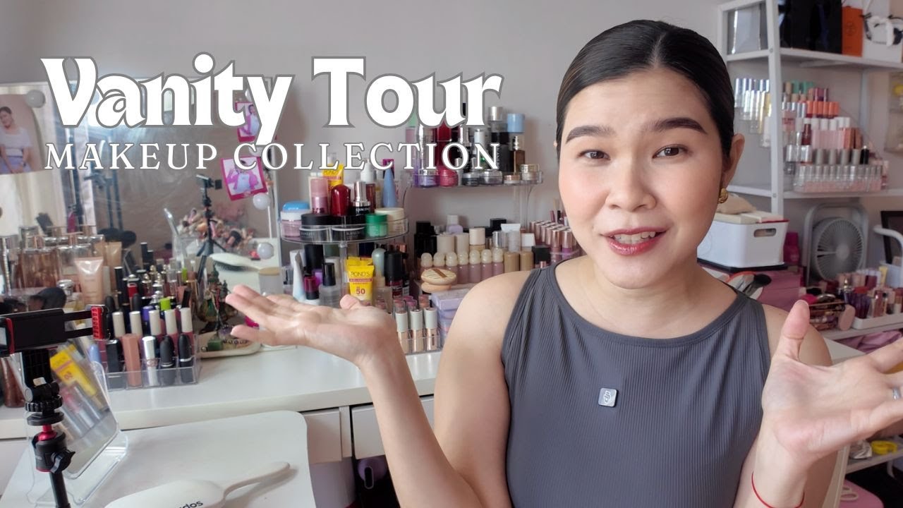 UPDATED VANITY TOUR | MAKEUP COLLECTION | JEN DE LEON