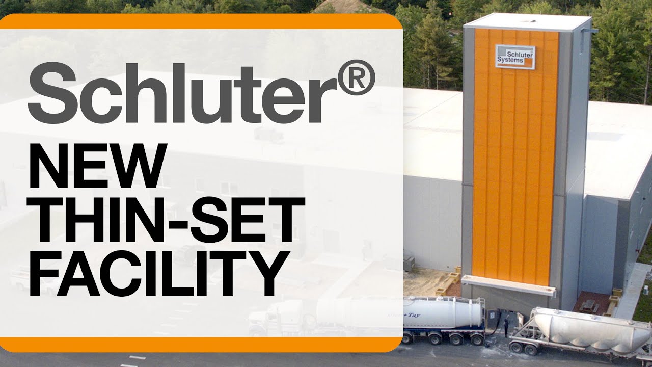 Schluter®-Systems Thin-set Facility